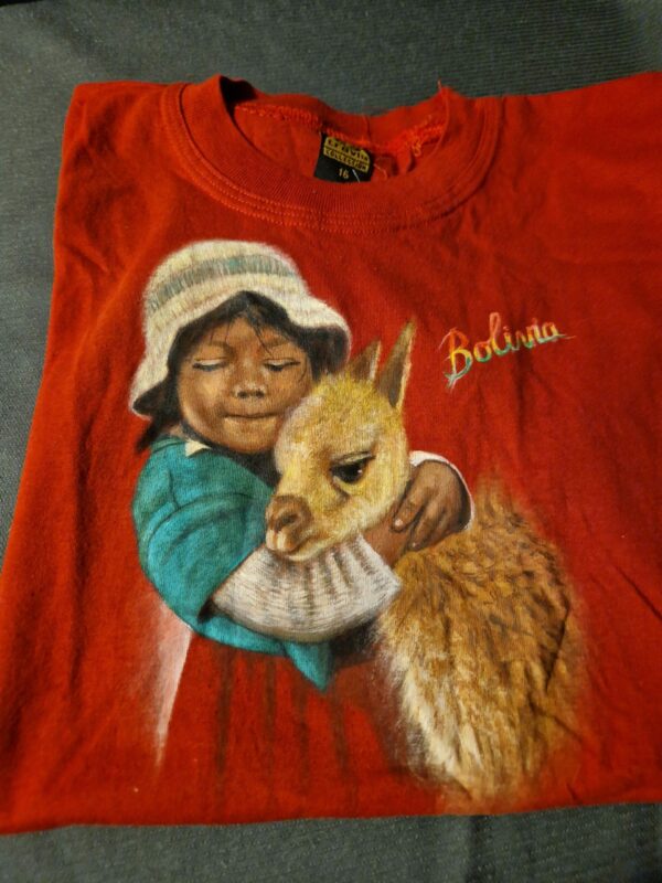 Tshirt petite taille peint à la main
