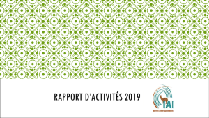 Rapport d’activités 2019